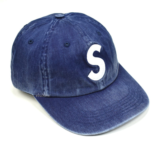 Supreme - Pigment Print S-Logo Hat (Navy)