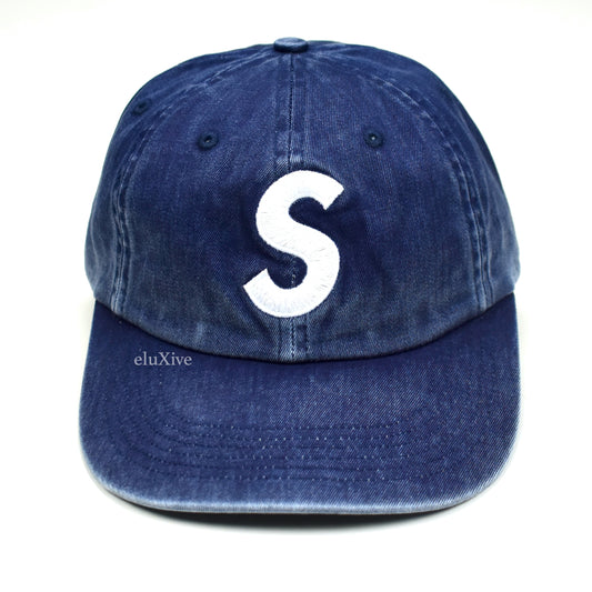 Supreme - Pigment Print S-Logo Hat (Navy)