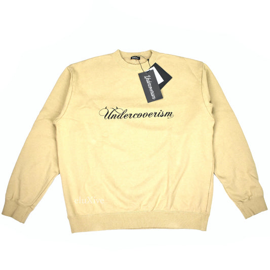 Undercover - Tan Undercoverism Logo Crewneck Sweatshirt