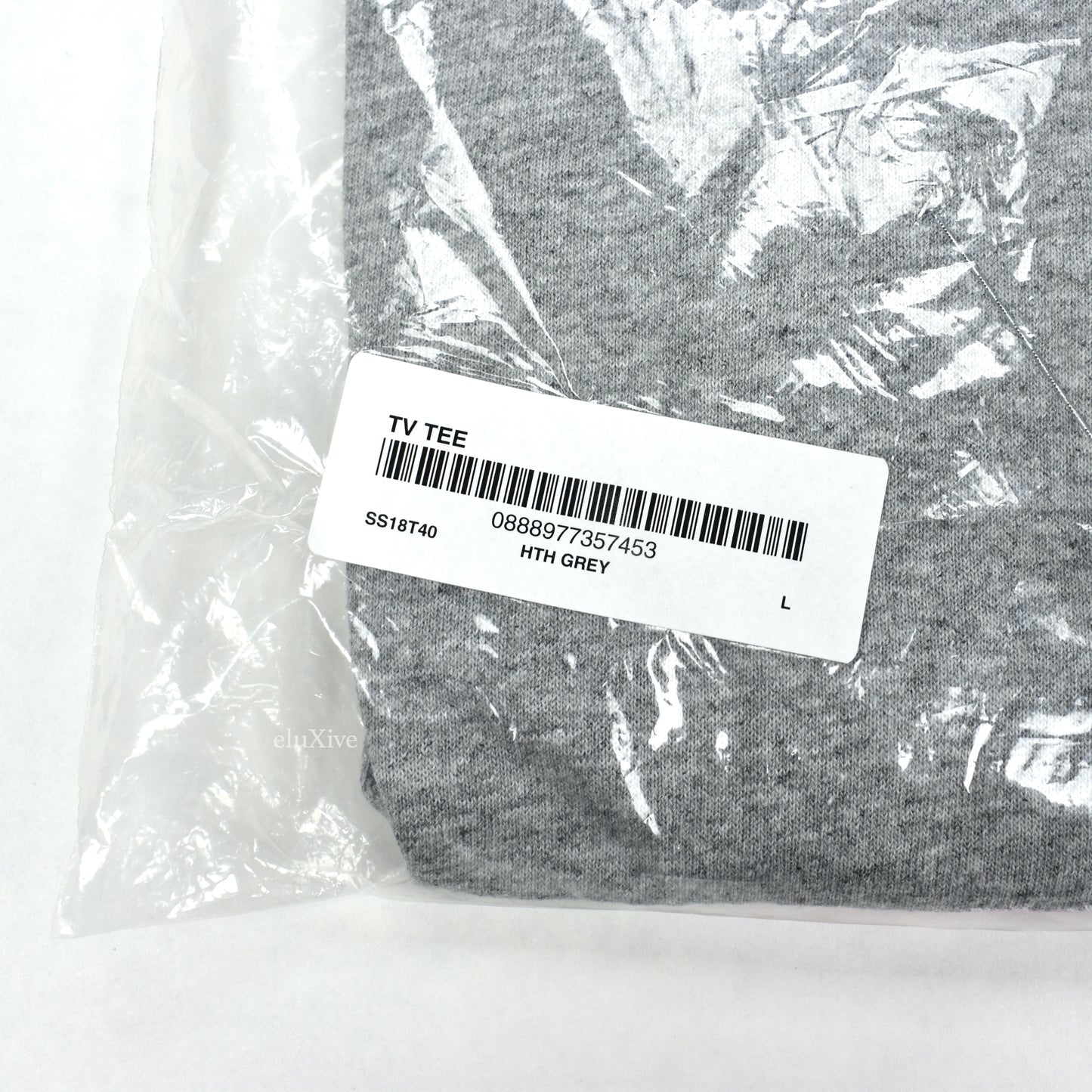 Supreme - Gray TV Box Logo T-Shirt (SS18)