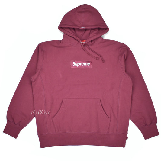 Supreme - Plum Box Logo Hoodie (FW21)
