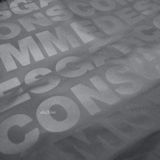 Comme Des Garcons - CDG Black Market NYFW 2022 Logo Print Tote Bag