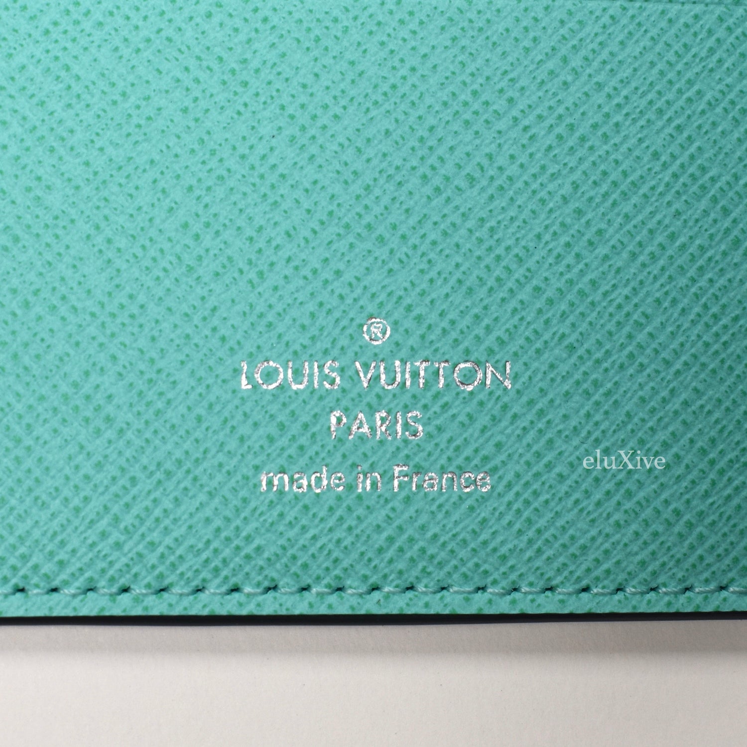 Louis Vuitton Pocket Organizer Monogram Macassar Minty Green in
