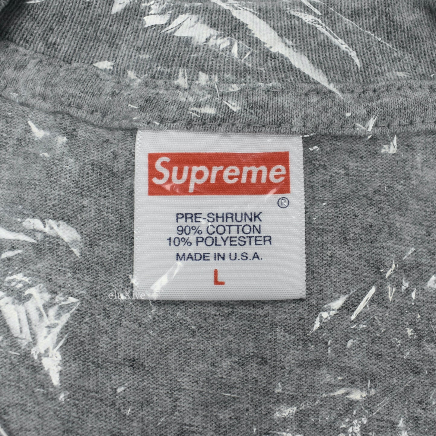 Supreme - Gray TV Box Logo T-Shirt (SS18)