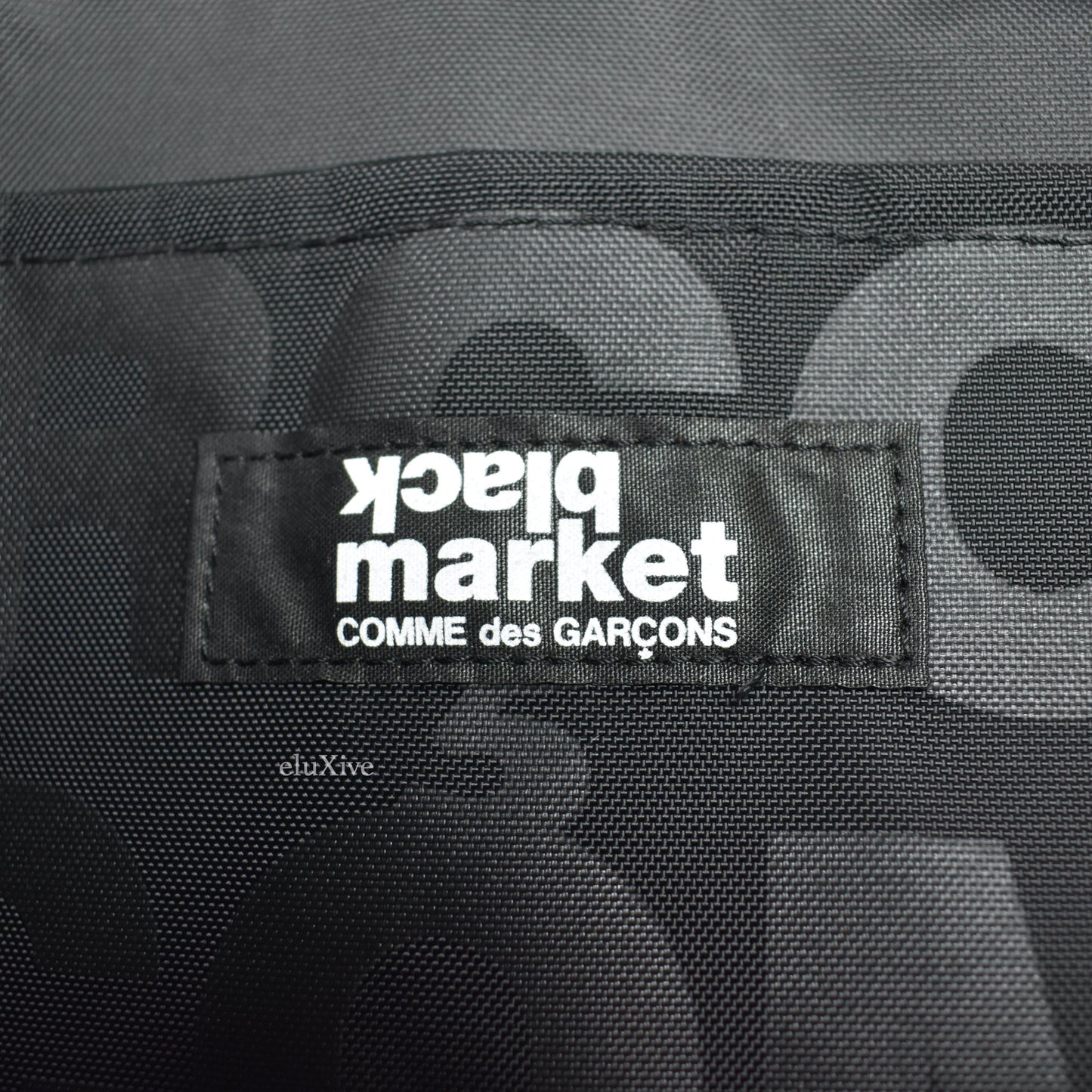 Comme Des Garcons - CDG Black Market NYFW 2022 Logo Print Tote Bag