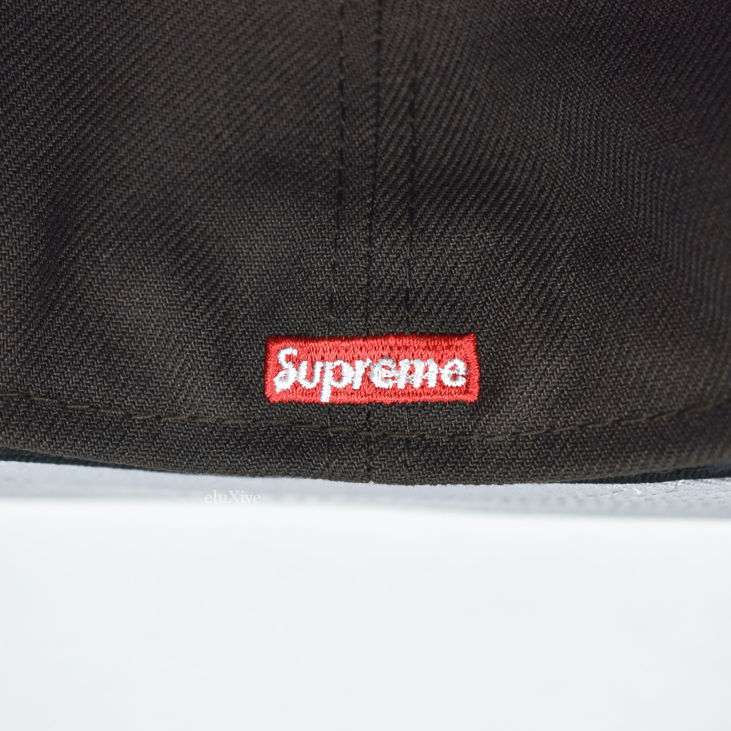 Supreme x New Era - Devil S-Logo Fitted Hat (Brown)