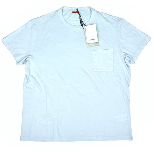 Barena - Light Blue Cotton Pocket T-Shirt