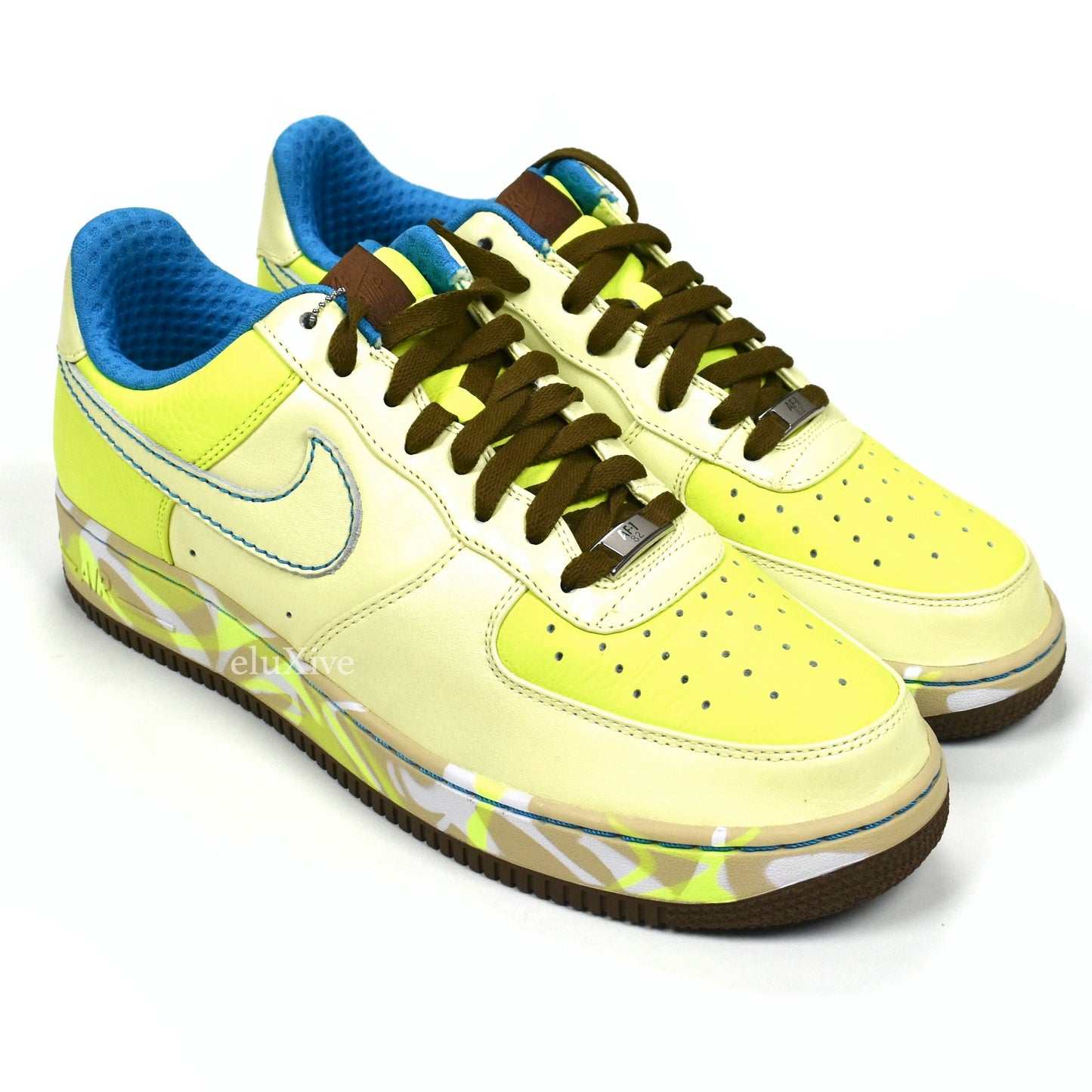 Nike - Air Force 1 Premium '07 'Swirl' (White/Lime)