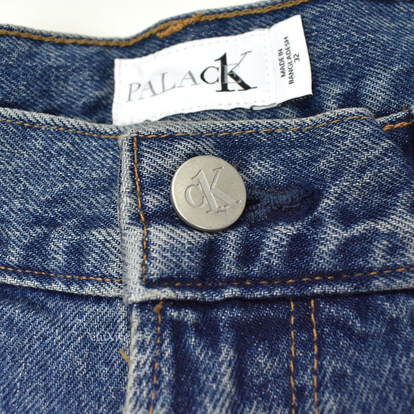Palace x Calvin Klein - CK1 Baggy Denim Shorts (Blue)