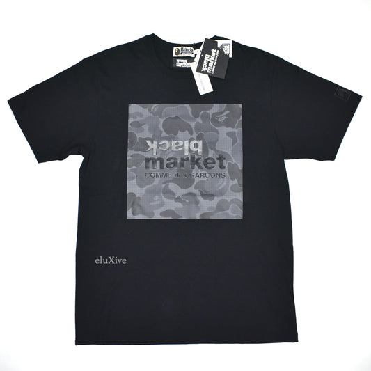 Comme Des Garcons x Bape - CDG Black Market NYFW 2022 T-Shirt