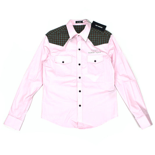 Raf Simons - Pink Joy Division Button Down Western Shirt