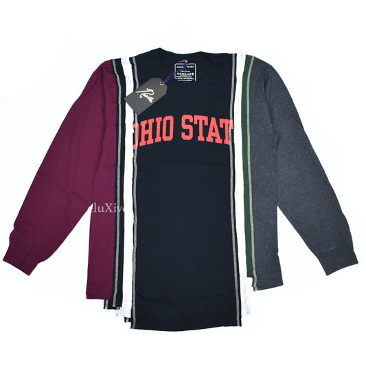 Needles - Rebuild 7 Cuts College L/S T-Shirt (Ohio State)