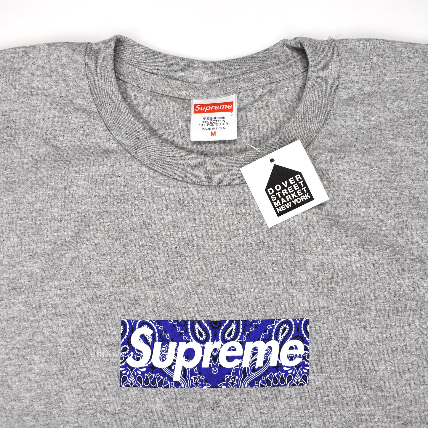 Supreme - Bandana Box Logo T-Shirt (Gray)