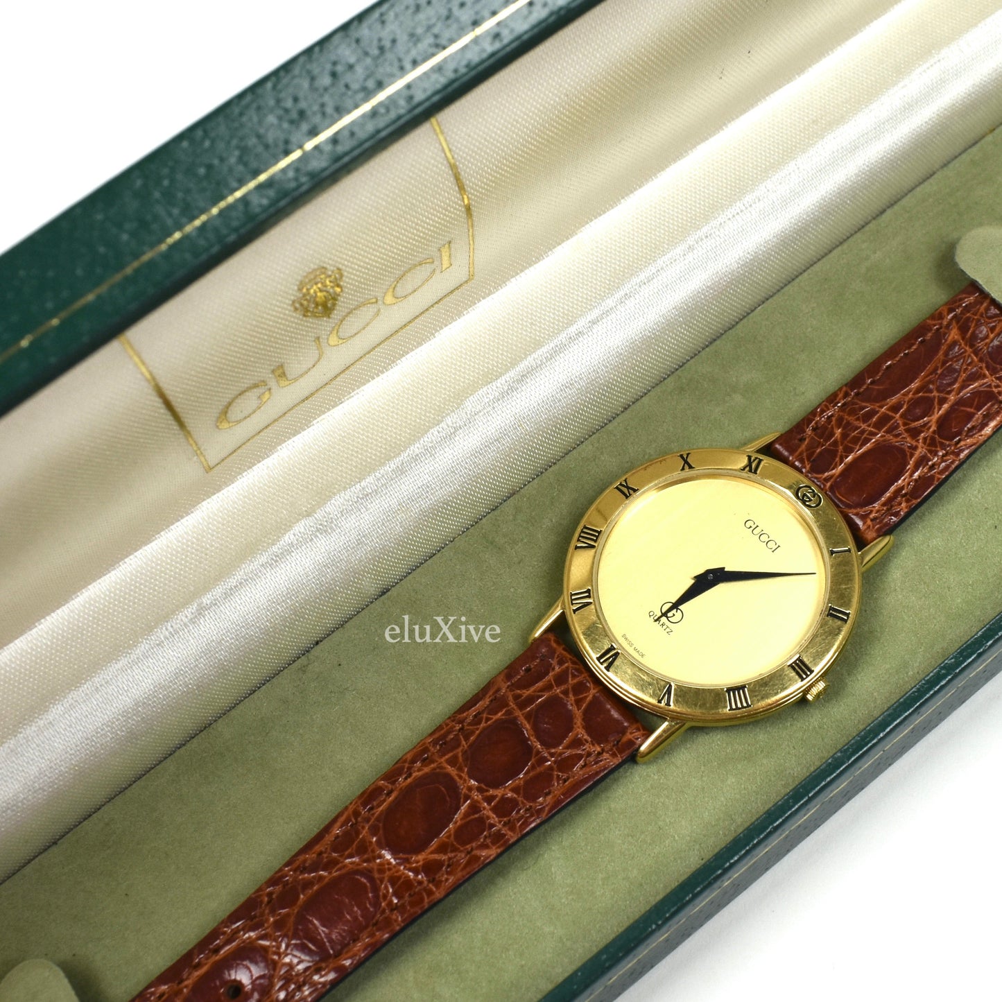 Gucci - 3000M Gold Champagne Dial Watch