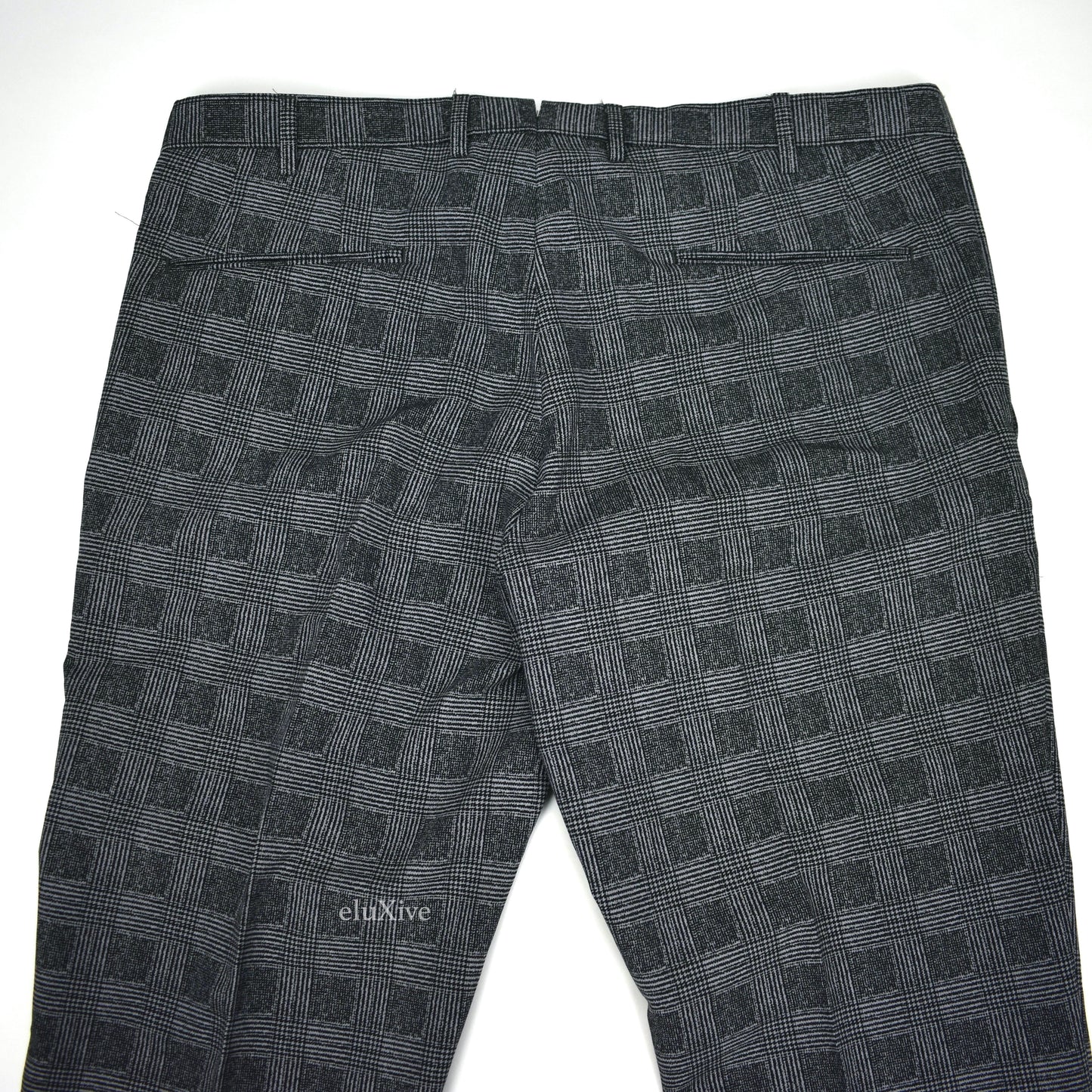 Incotex - Gray Plaid Printed Lightweight Pants