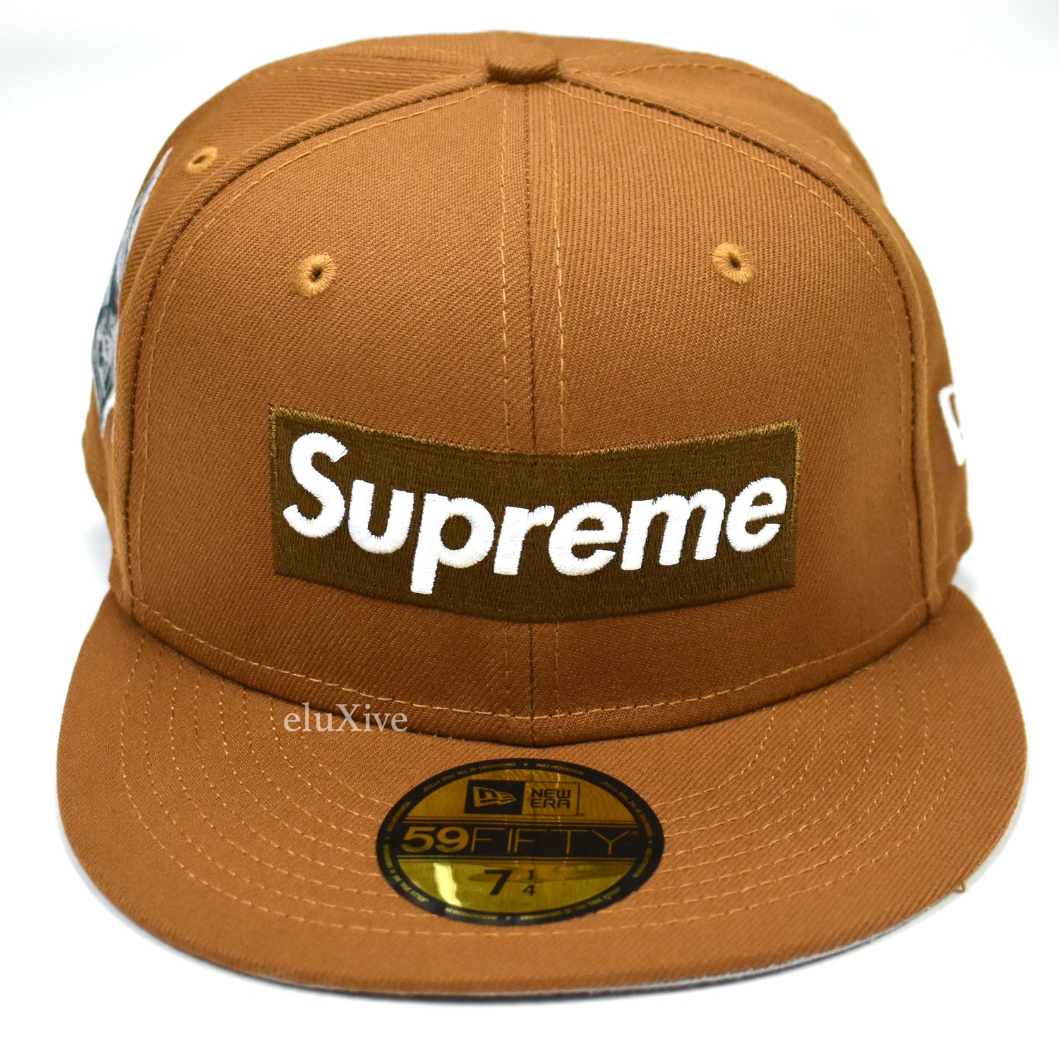 Supreme x New Era - Money Box Logo Fitted Hat (Brown) – eluXive