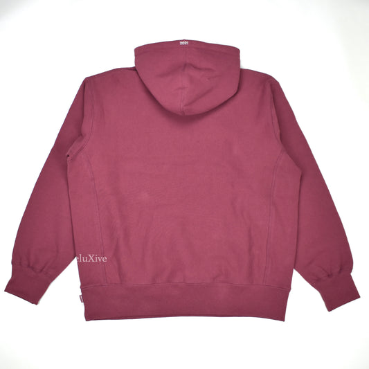 Supreme - Plum Box Logo Hoodie (FW21)