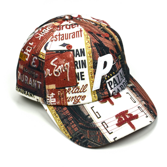 Palace - Downtown Print P-Logo Hat