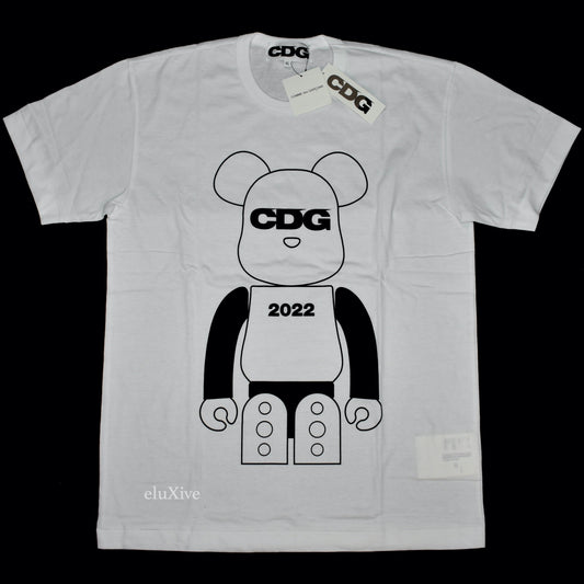 Comme des Garcons x Medicom - CDG Bearbrick Logo T-Shirt (White)