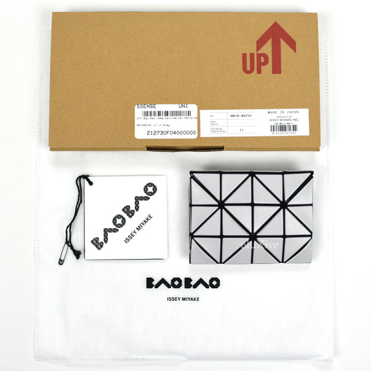 Baobao Issey Miyake - Matte Light Gray Geometric Envelope Wallet