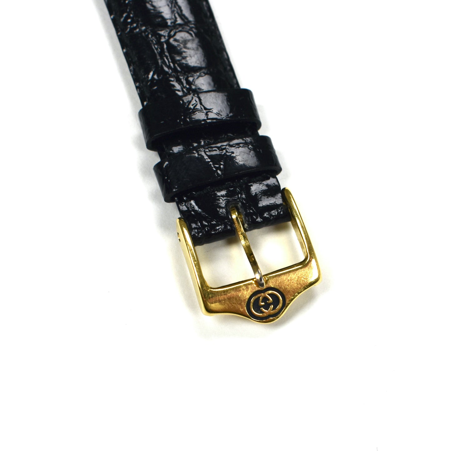 Gucci - 3000M Gold Black Dial Watch
