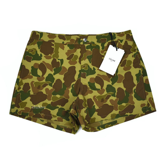Celine - Camo Print Swim Shorts
