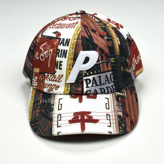 Palace - Downtown Print P-Logo Hat