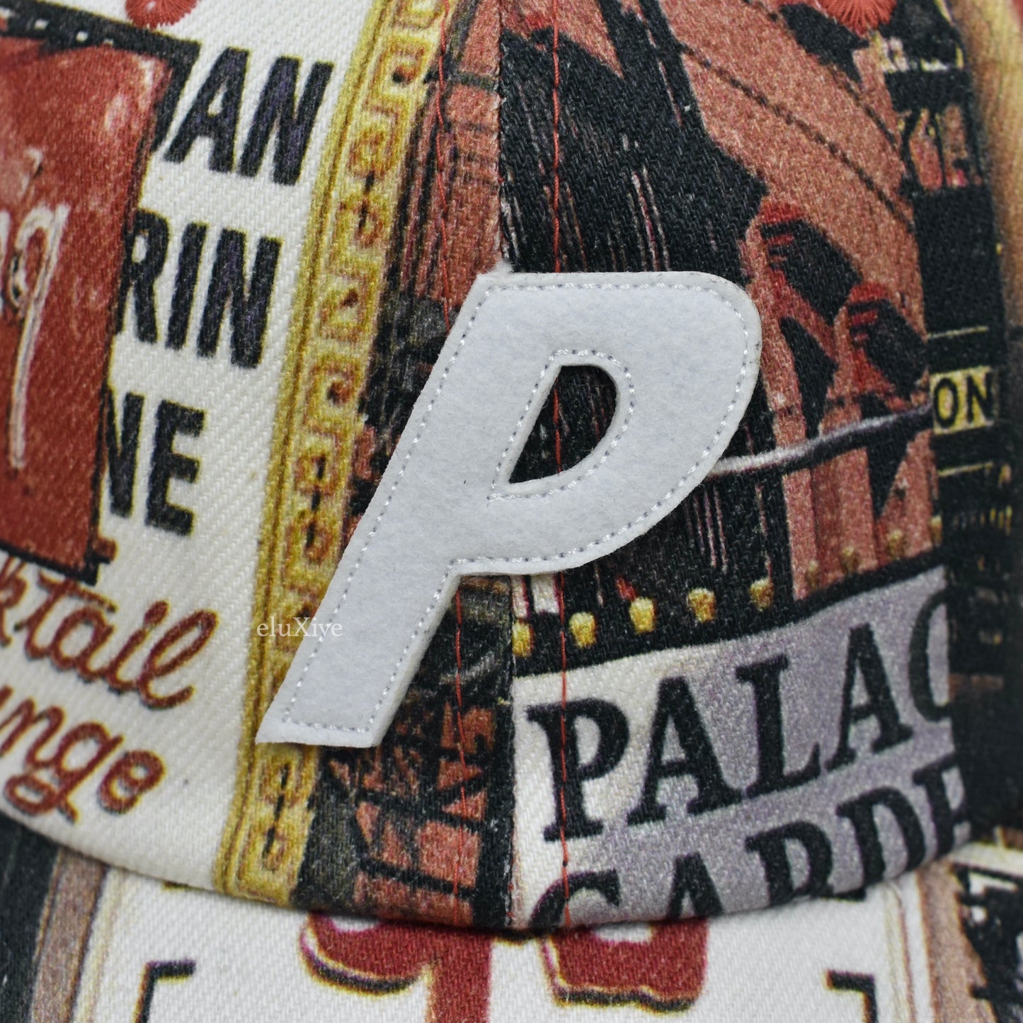 Palace - Downtown Print P-Logo Hat