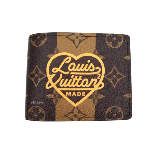 Louis Vuitton x Nigo - Brown Stripe Monogram Multiple Wallet