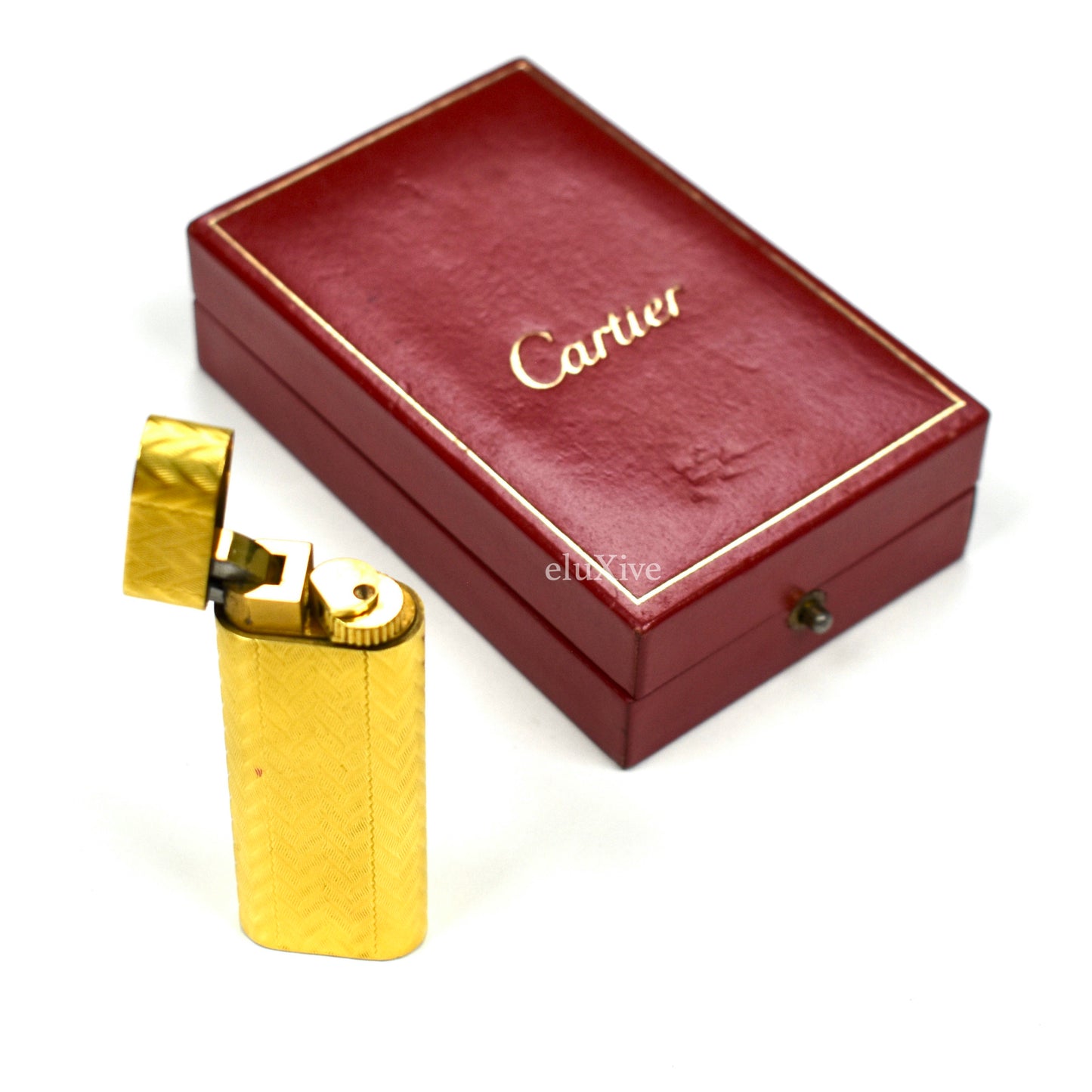 Cartier - Vintage 18K Gold Plated Lighter