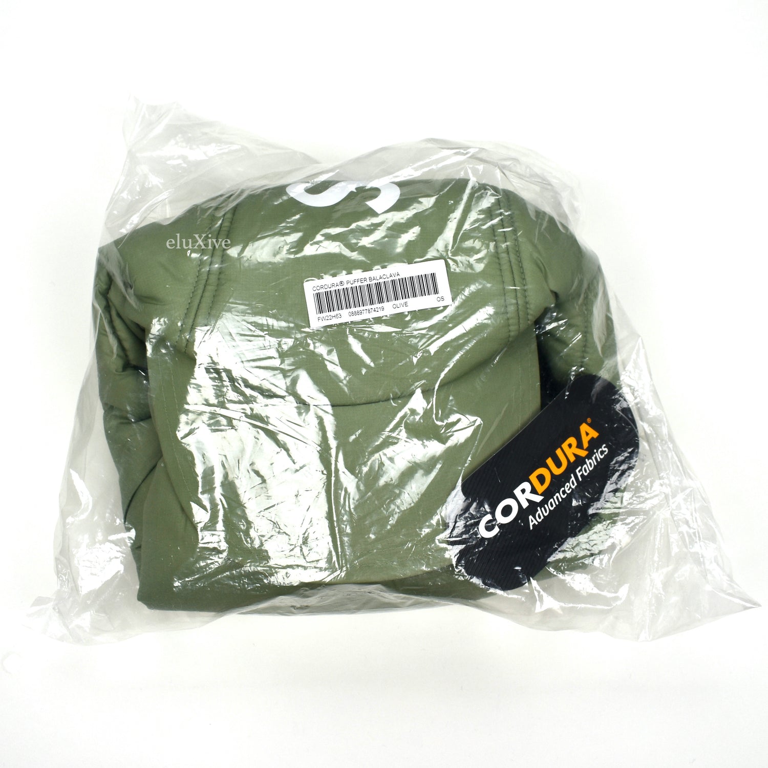 Supreme - Cordura Puffer Big Logo Balaclava (Olive) – eluXive