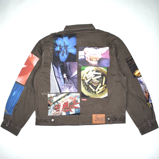 Supreme x Daido Moriyama - Photo Print Denim Trucker Jacket (Brown)