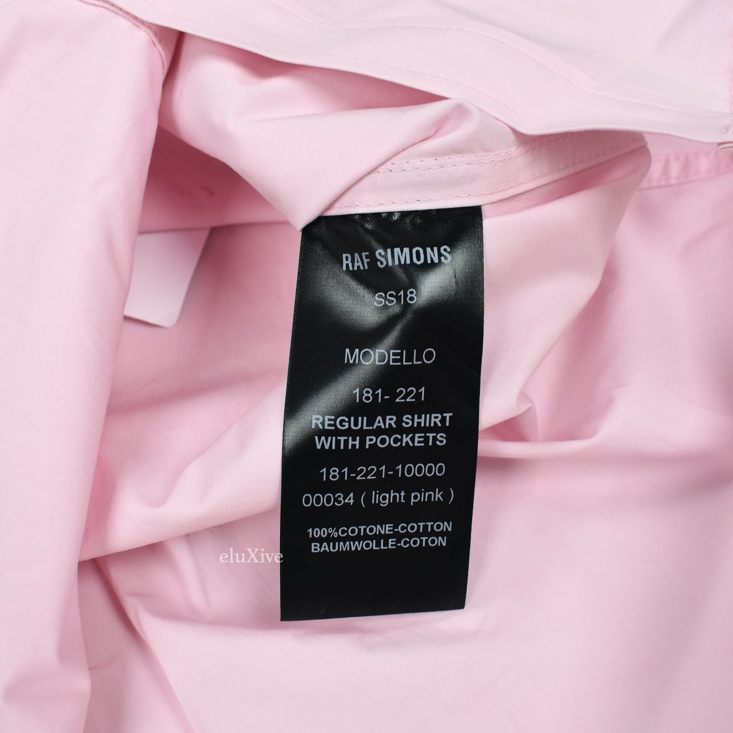 Raf Simons - Pink Joy Division Button Down Western Shirt