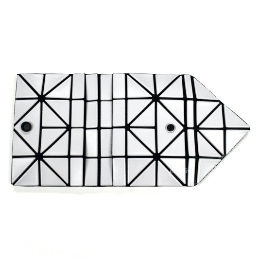 Baobao Issey Miyake - Matte Light Gray Geometric Envelope Wallet