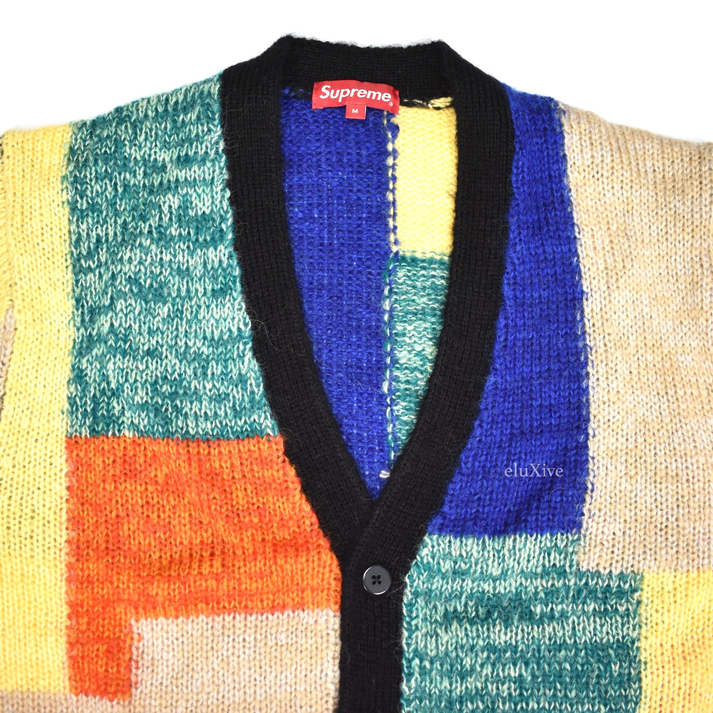 Supreme - Patchwork Mohair Cardigan