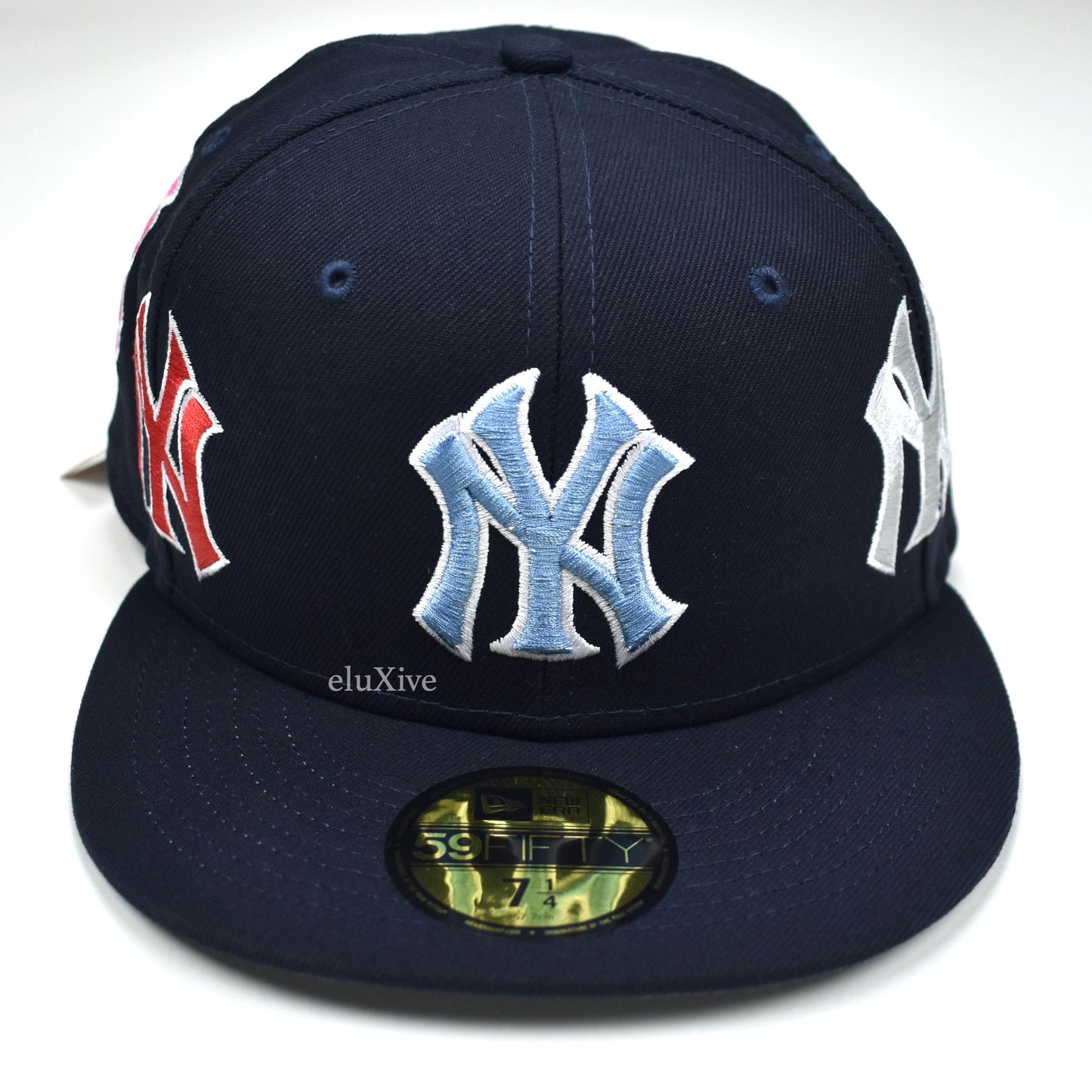 Supreme x New Era - Kanji New York Yankees Fitted Hat (Navy)