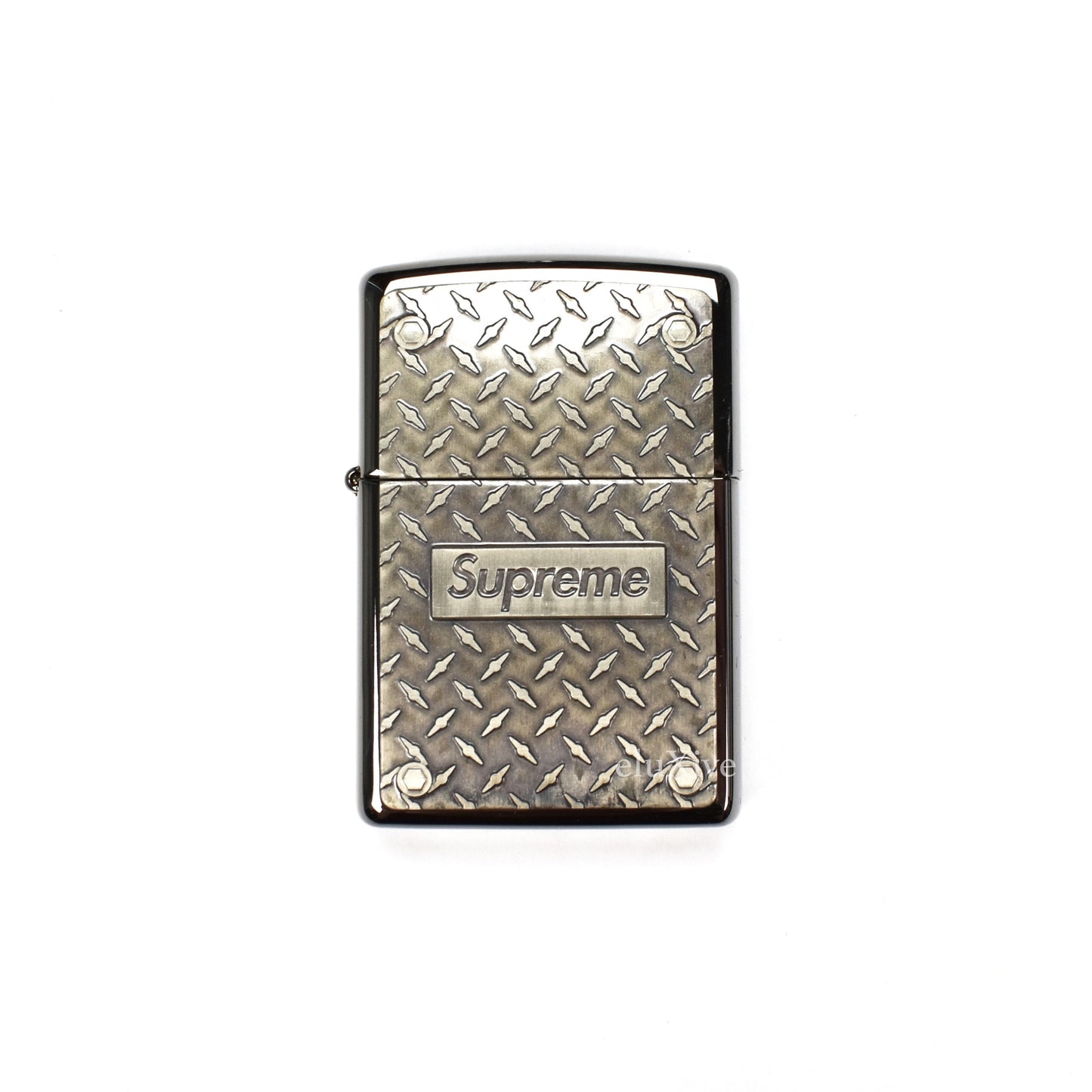 Supreme - Box Logo Diamond Plate Lighter