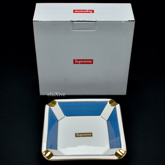 Supreme - Box Logo Ceramic Ashtray (Blue)