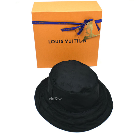 Louis Vuitton - Black Monogram Appearing Water Reactive Bucket Hat