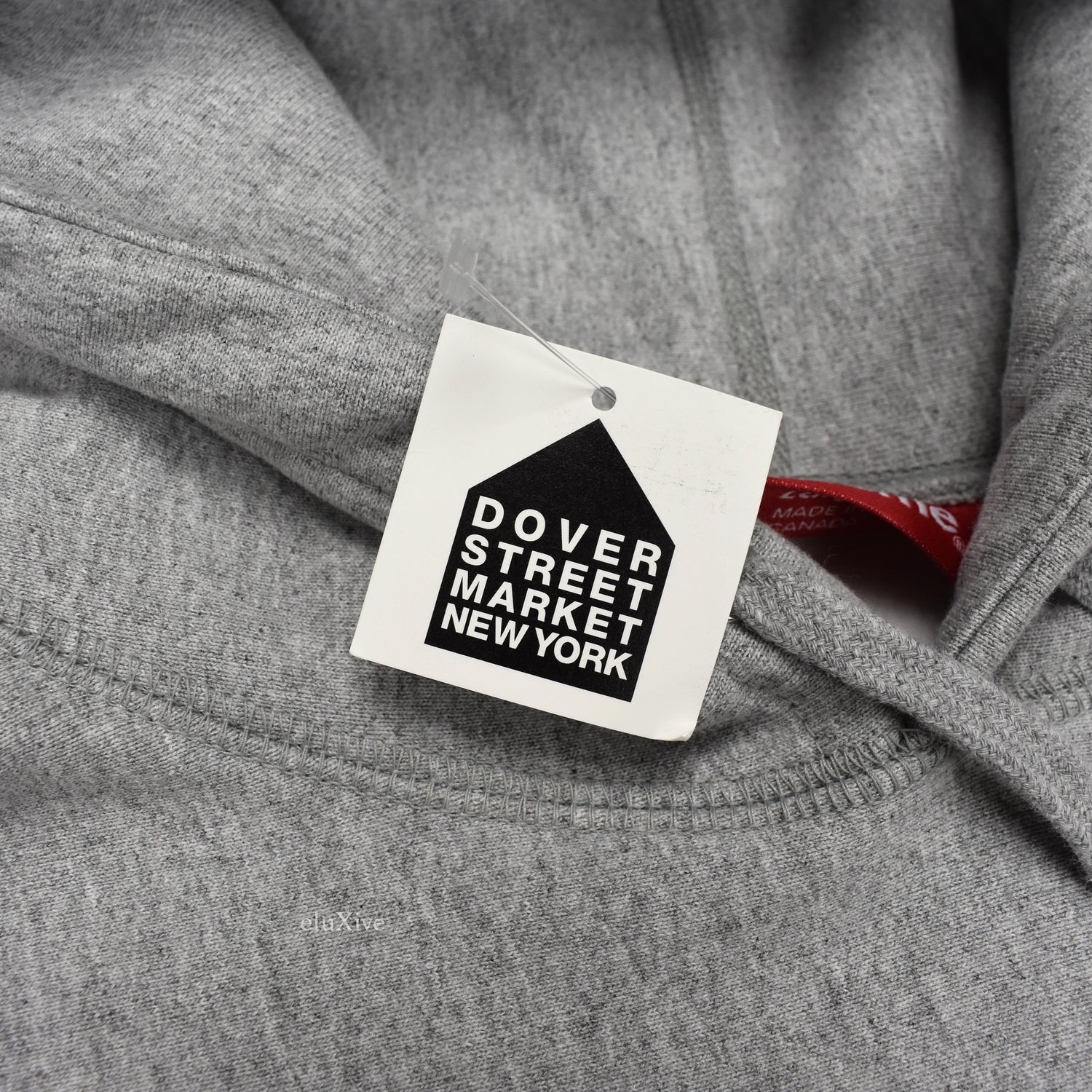 Supreme Bandana Box Logo Hooded Sweatshirt Heather Grey