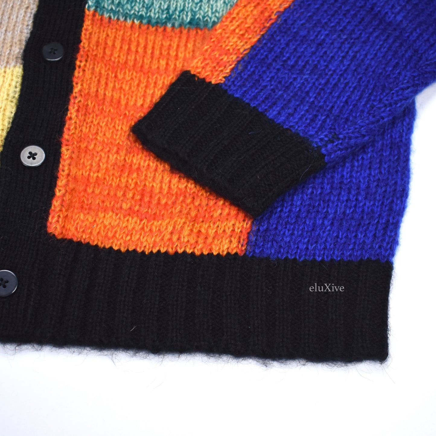 Supreme - Patchwork Mohair Cardigan