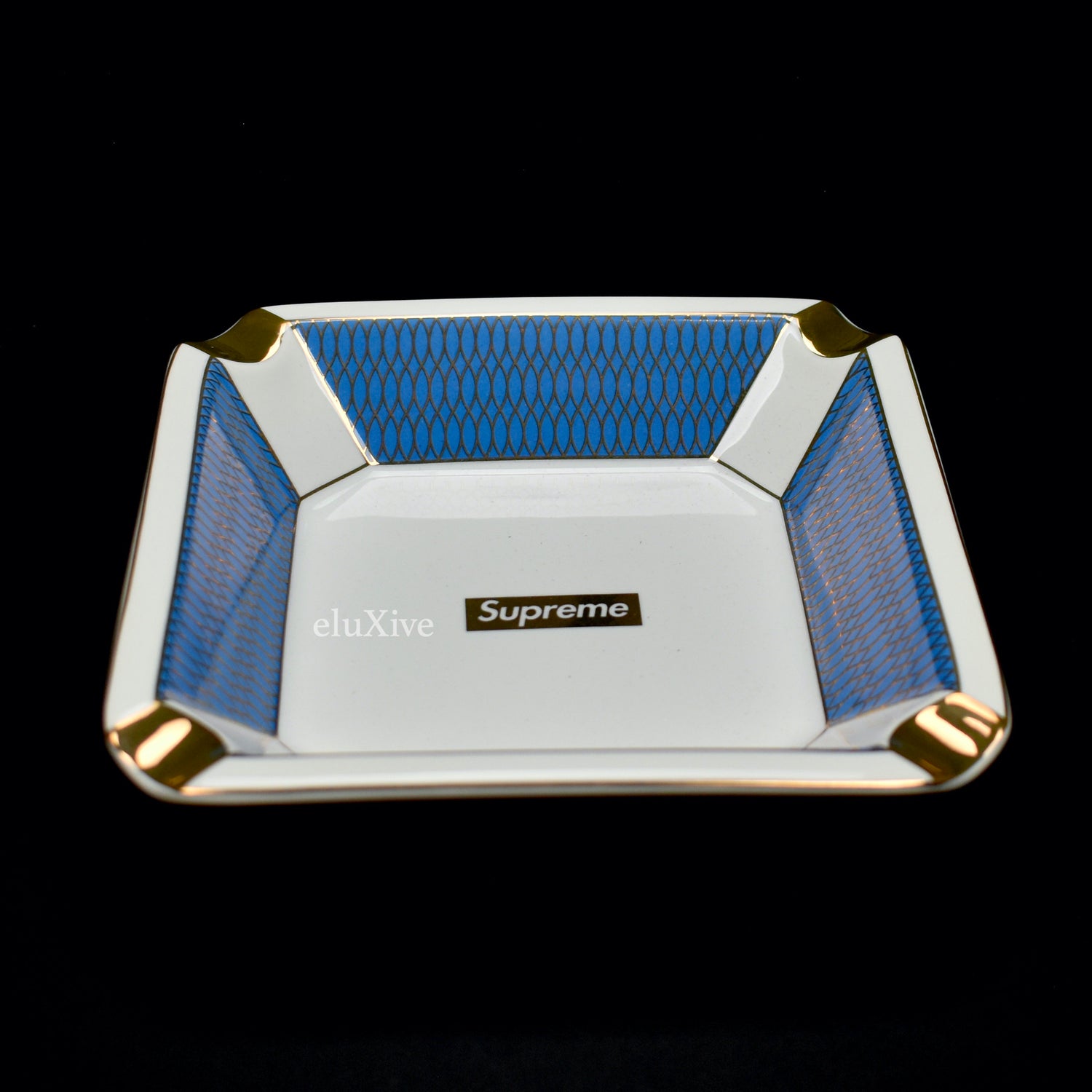 Supreme - Box Logo Ceramic Ashtray (Blue) – eluXive