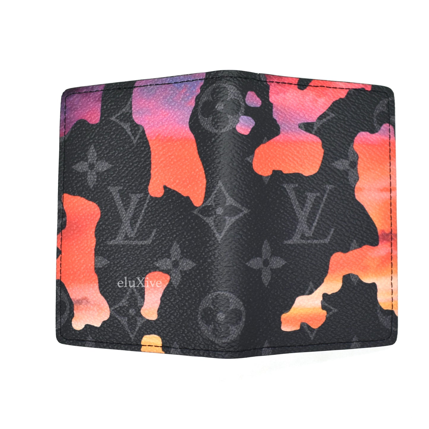 Louis Vuitton - Red Sunset Monogram Pocket Organizer Wallet