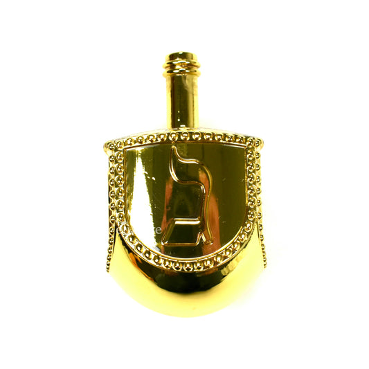 Kith - Gold Metal Logo Engraved Hanukkah Dreidel