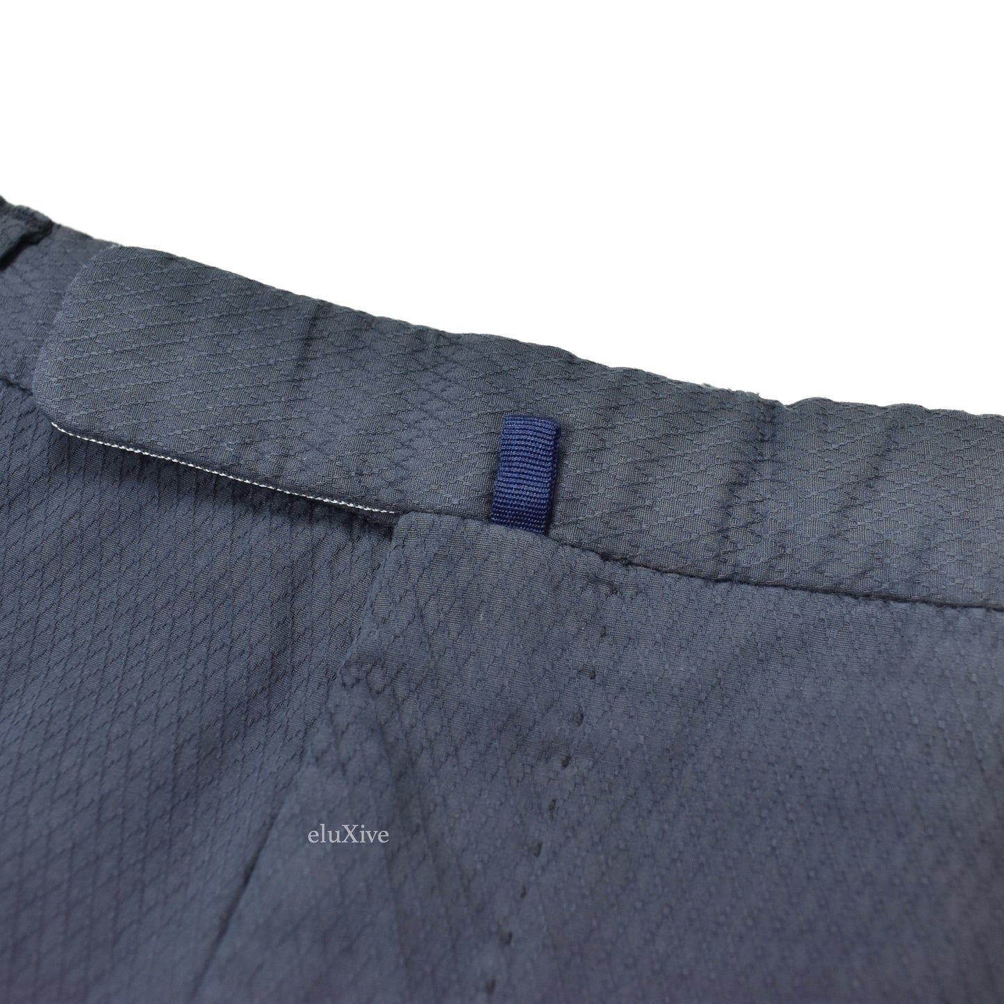 Incotex - Dark Gray Diamond Woven Pants