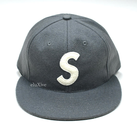 Supreme x Ebbets Field Flannels - Gray Wool S-Logo Fitted Hat