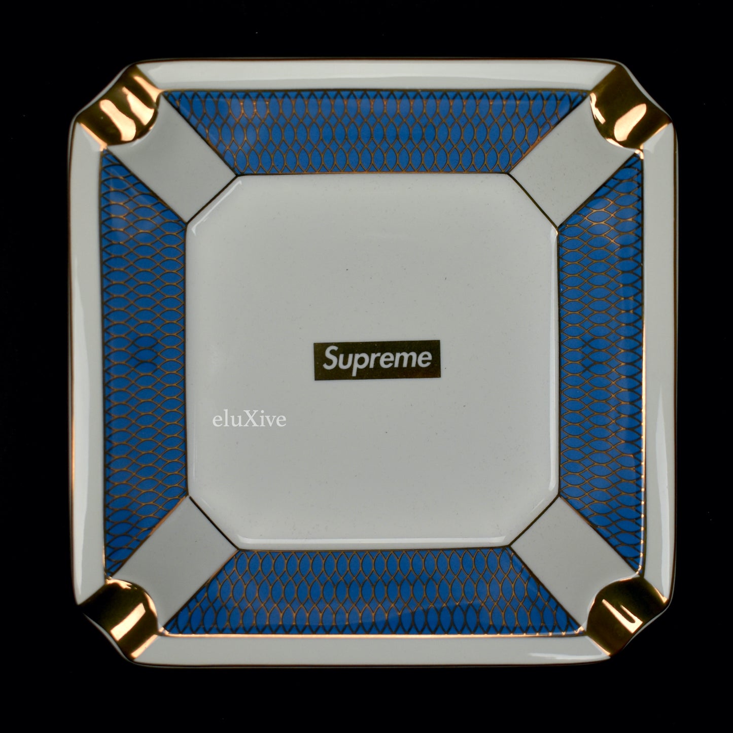 Supreme - Box Logo Ceramic Ashtray (Blue)