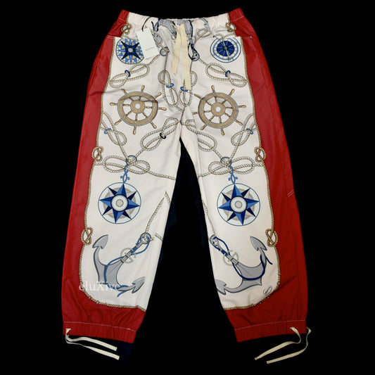 Gucci - Nautical Print Heavy Nylon Track Pants