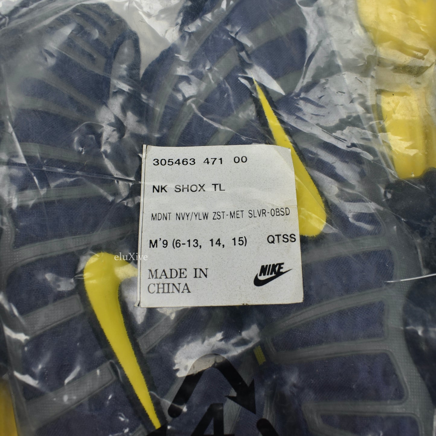 Nike - Shox TL OG Midnight Navy / Yellow Zest (2002 Sample)