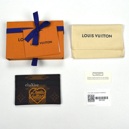 Louis Vuitton x Nigo - Brown Stripe Monogram Card Holder